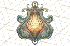 Art Nouveau Halloween Png, Spooky Halloween Clipart Product Image 4