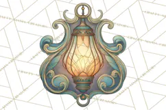 Art Nouveau Halloween Png, Spooky Halloween Clipart Product Image 4