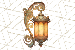Art Nouveau Halloween Png, Spooky Halloween Clipart Product Image 5