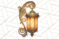 Art Nouveau Halloween Png, Spooky Halloween Clipart Product Image 5