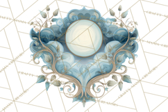 Art Nouveau Halloween Png, Spooky Halloween Clipart Product Image 2