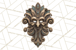 Art Nouveau Halloween Png, Spooky Halloween Clipart Product Image 3