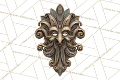 Art Nouveau Halloween Png, Spooky Halloween Clipart Product Image 3