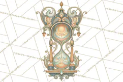 Art Nouveau Halloween Png, Spooky Halloween Clipart Product Image 2