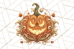 Art Nouveau Halloween Png, Spooky Halloween Clipart Product Image 4