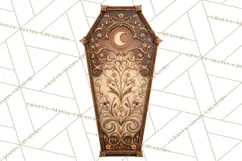 Art Nouveau Halloween Png, Spooky Halloween Clipart Product Image 2