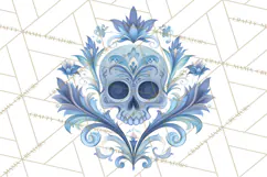 Art Nouveau Halloween Png, Spooky Halloween Clipart Product Image 5
