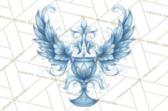Art Nouveau Halloween Png, Spooky Halloween Clipart Product Image 2