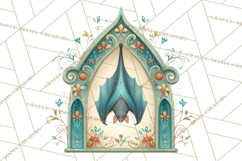 Art Nouveau Halloween Png, Spooky Halloween Clipart Product Image 4