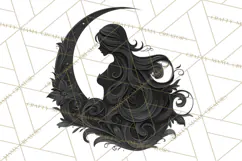 Art Nouveau Halloween Png, Spooky Halloween Clipart Product Image 5