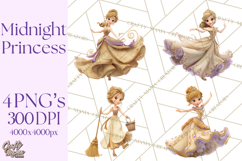 Midnight Princess Fairy Tale Royal Ball PNG Clipart Product Image 1