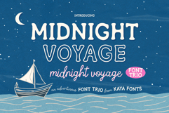 Midnight Voyage Nature Inspired Adventure Font Trio Product Image 1