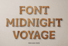 Midnight Voyage Nature Inspired Adventure Font Trio Product Image 18