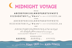 Midnight Voyage Nature Inspired Adventure Font Trio Product Image 29