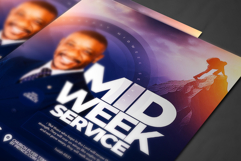 Midweek church flyer template psd Product Image 3
