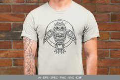 Mighty Owl and Sugar Skull SVG Product Image 1