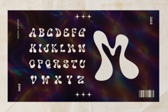 Mignova | Psychedelic Wavy Groovy Retro Font Product Image 7