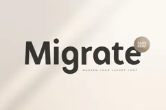 Migrate - Modern Professional Logo Font Product Image 1