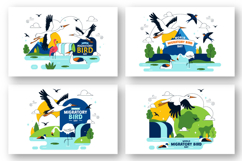 10 World Migratory Bird Day Illustration Product Image 2