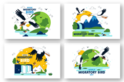 10 World Migratory Bird Day Illustration Product Image 3