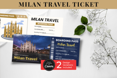 Milan Ticket Boarding Pass Template Product Image 8