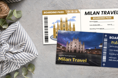 Milan Ticket Boarding Pass Template Product Image 5