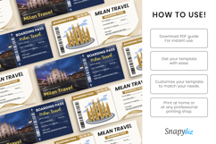 Milan Ticket Boarding Pass Template Product Image 4