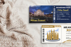 Milan Ticket Boarding Pass Template Product Image 3