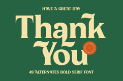 Milan Wulko - Alternate Bold Serif Font Product Image 20