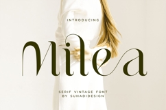 Milea - Serif Vintage Font Product Image 1