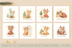 Baby’s 1st Christmas Milestone Cards, my first christmas Product Image 2