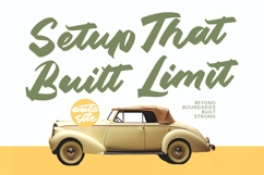 Milion State Bold Brush Font Product Image 15