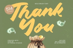 Milion State Bold Brush Font Product Image 20