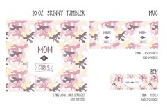 military and camouflage sublimation for tumbler and mug
