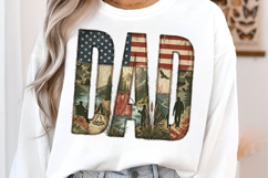 Military dad 4th of july Png Product Image 1