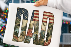 Military dad 4th of july Png Product Image 4