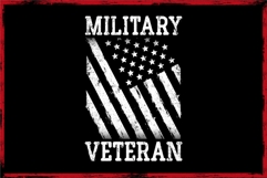 Military Veteran Flag Product Image 2