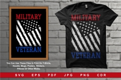Military Veteran Flag Red White and Blue Product Image 1