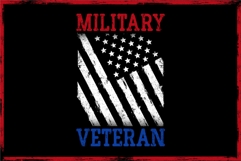 Military Veteran Flag Red White and Blue Product Image 2