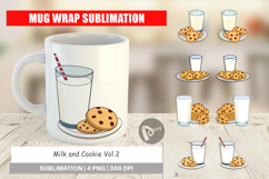 Mug Wrap Milk and Cookie Product Image 1