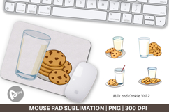 Mouse Pad Milk and Cookie Product Image 1