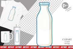 Milk Bottle Clipart Product Image 1