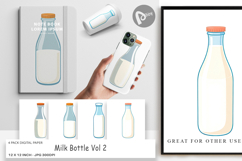 Digital Paper Milk Bottle Product Image 1