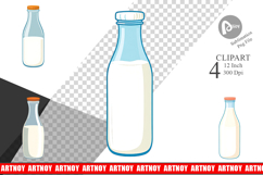 Milk Bottle Clipart Product Image 1