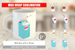 Mug Wrap Milk Box with Straw Product Image 1