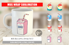 Mug Wrap Milk Box with Straw Product Image 1