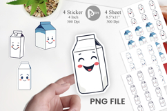 Milk Carton Sticker Product Image 1