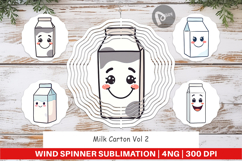 Wind Spinner Milk Carton Product Image 1