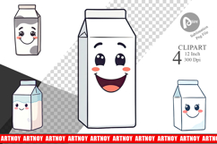 Milk Carton Clipart Product Image 1