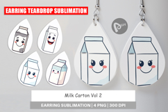 Earring Milk Carton Product Image 1
